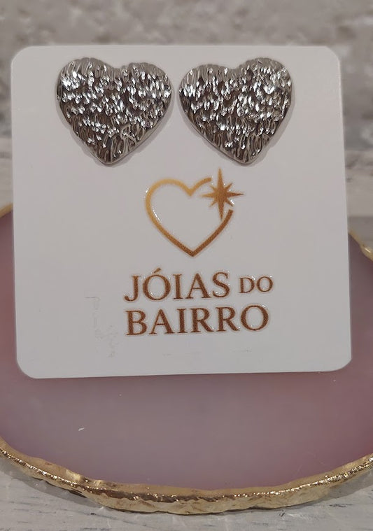 Brinco Love Prateado