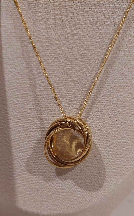 Colar Medalha Prateado