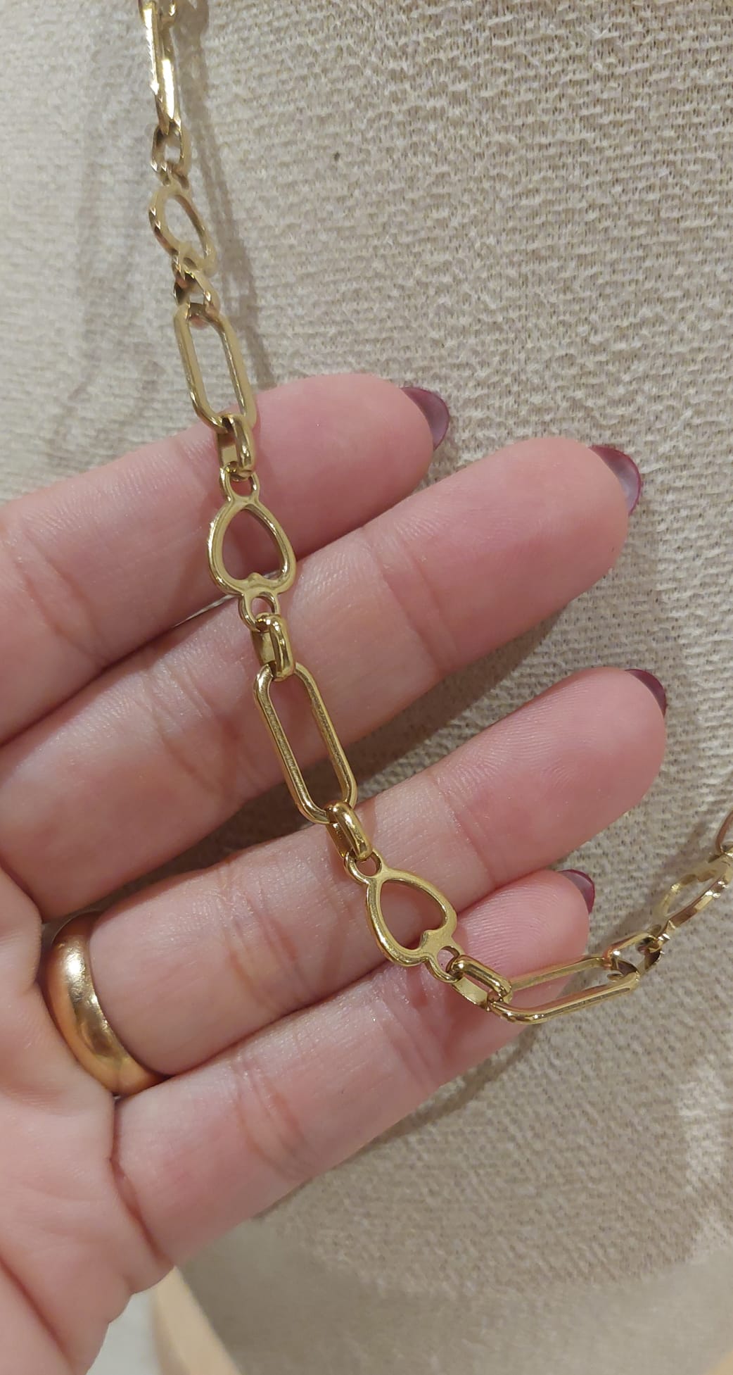 Colar Corrente Coraçã