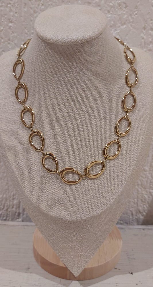 Colar Argolas Largas