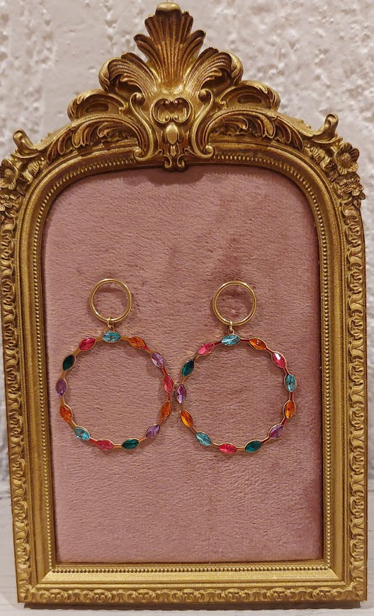Brinco Argolas colorridas