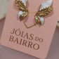 Brincos Folha de Anjo