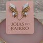 Brincos Folha de Anjo