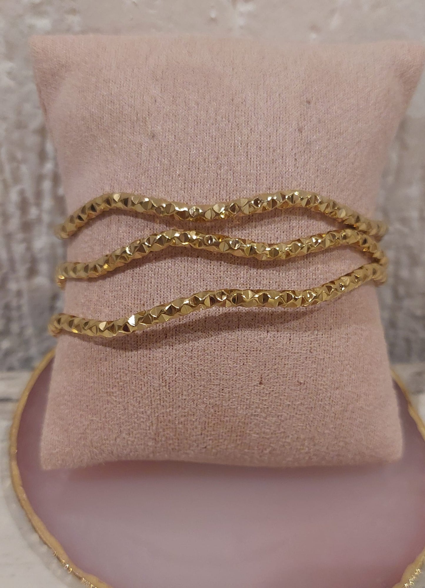 Pulseiras 3 Escravas Douradas