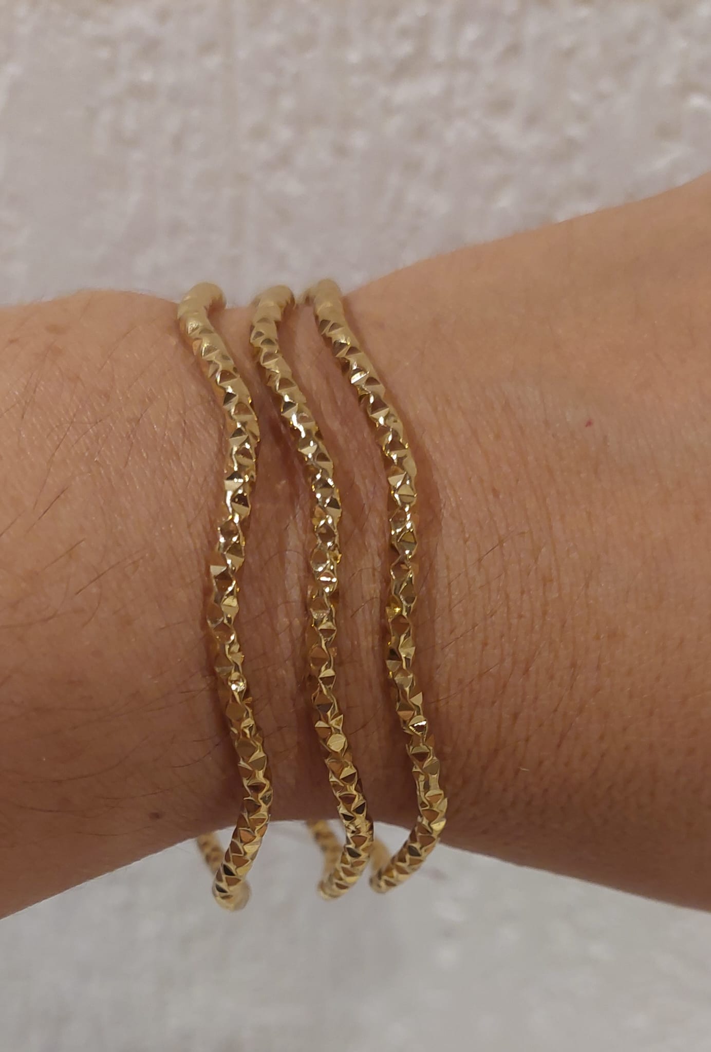 Pulseiras 3 Escravas Douradas